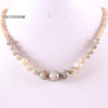 Collier en pierre naturelle vrai corail rouge perles rondes