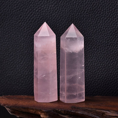 Pierres naturelles, 30 couleurs, baguette en cristal, améthyste Rose Quartz