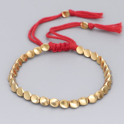 Bracelet Tibétain perles de cuivre - 4 Modèles disponibles