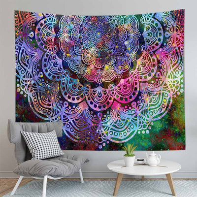 Tapisserie murale en Mandala décoration pour la maison de style bohémien