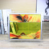 Decoración de interiores de vidrio flujo rápido, pintura de paisaje
