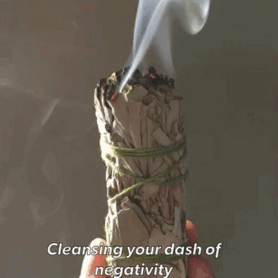 Sauge blanche feuilles pures Purification fumée parfum de maison fumant