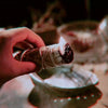 Sage blanco deja puro perfume ahumado purificación de la casa de fumadores