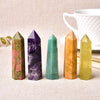 Pierres naturelles, 30 couleurs, baguette en cristal, améthyste Rose Quartz