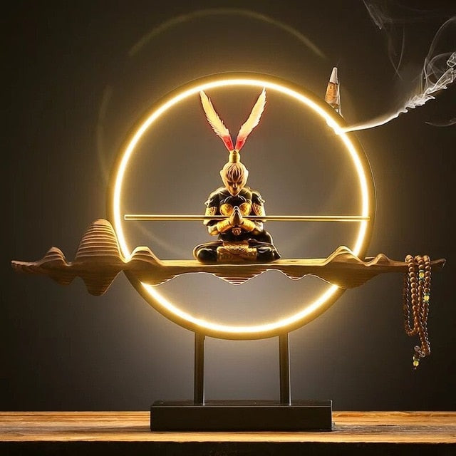 Sun Wukong, encensoir Zen, brûleur à reflux