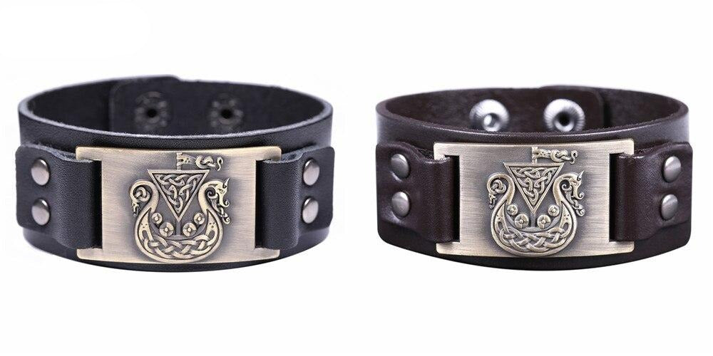 Bracelet avec symbole de noeud irlandais My Shape, Viking, Dragon