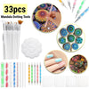 Kit de peinture sur différents supports pour dessiner des Mandalas ou autres motifs géométriques