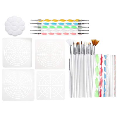 Kit de peinture sur différents supports pour dessiner des Mandalas ou autres motifs géométriques