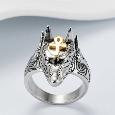 Anillo egipcio Anubis