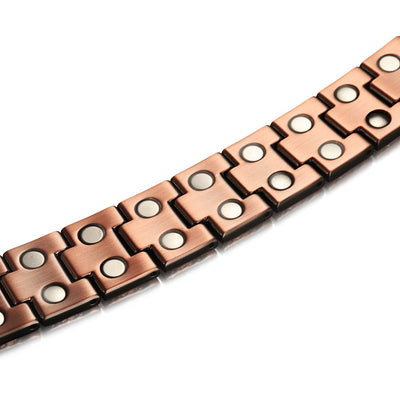 Bracelet de soulagement de la douleur Vintage cuivre pur, magnétique