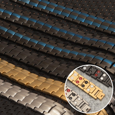 Bracelet magnétique en germanium et en acier inoxydable bijoux de charme pour énergie et santé