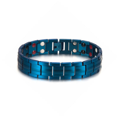 Bracelet magnétique en germanium et en acier inoxydable bijoux de charme pour énergie et santé