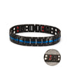 Bracelet magnétique en germanium et en acier inoxydable bijoux de charme pour énergie et santé
