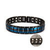 Bracelet magnétique en germanium et en acier inoxydable bijoux de charme pour énergie et santé