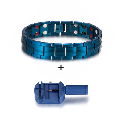Bracelet magnétique en germanium et en acier inoxydable bijoux de charme pour énergie et santé