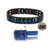 Bracelet magnétique en germanium et en acier inoxydable bijoux de charme pour énergie et santé