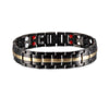 Bracelet magnétique en germanium et en acier inoxydable bijoux de charme pour énergie et santé