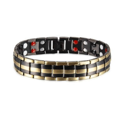 Bracelet magnétique en germanium et en acier inoxydable bijoux de charme pour énergie et santé