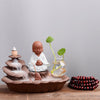 Encens en céramique moine, porte-encens bâtons à reflux, brûleur Lotus