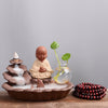 Encens en céramique moine, porte-encens bâtons à reflux, brûleur Lotus