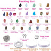 Kit de fabrication de bijoux en pierres chips