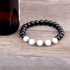 Bracelets extensibles Vintage bijoux en hématite perles en pierre naturelle