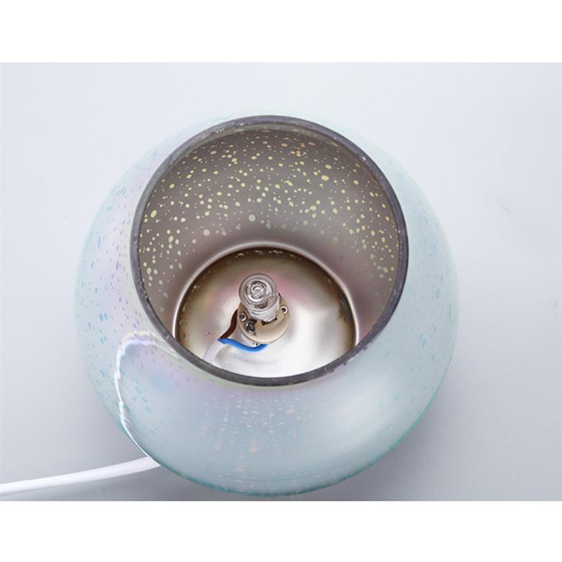 Diffuseur d'huile essentielle, chauffe-bougie électrique, humidificateur en verre à LED