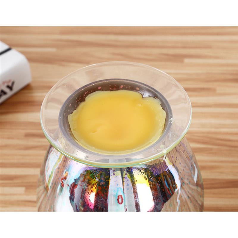 Diffuseur d'huile essentielle, chauffe-bougie électrique, humidificateur en verre à LED