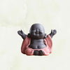 Céramique Maitreya bouddha Statue thé Sculpture sculpté à la main Figurine artisanat