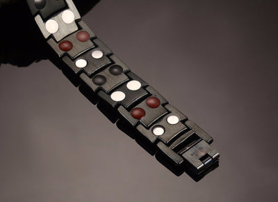 Bracelet magnétique en germanium et en acier inoxydable bijoux de charme pour énergie et santé