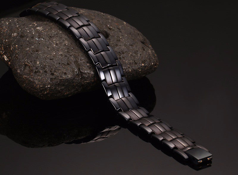 Bracelet magnétique en germanium et en acier inoxydable bijoux de charme pour énergie et santé