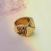 Bague pyramide oeil d'horus