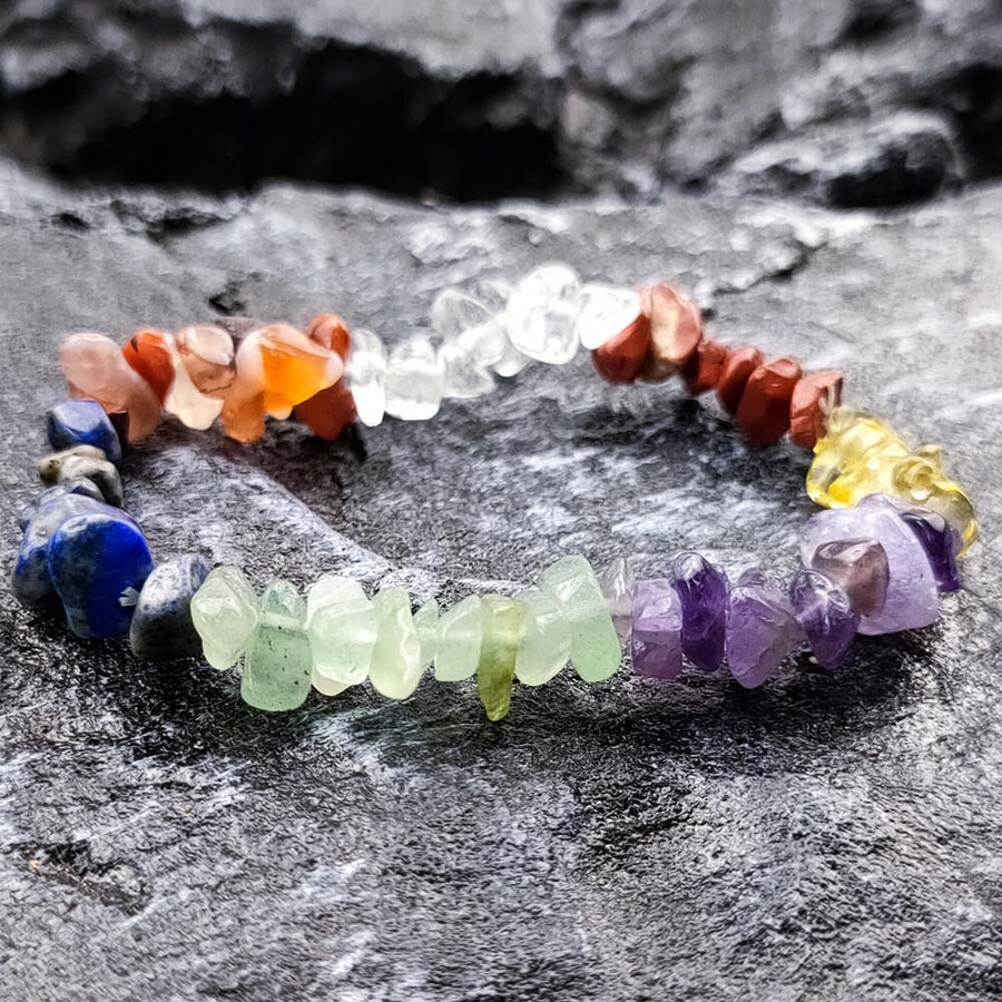 Bracelet chips 7 Chakras