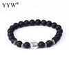 Bracelet perles en pierres avec Bouddha
