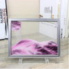 Decoración de interiores de vidrio flujo rápido, pintura de paisaje