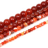 Fils de perles pierres pour la fabrication de bracelets ou colliers - 4 diamètres de perles disponibles