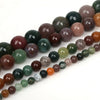 Fils de perles pierres pour la fabrication de bracelets ou colliers - 4 diamètres de perles disponibles