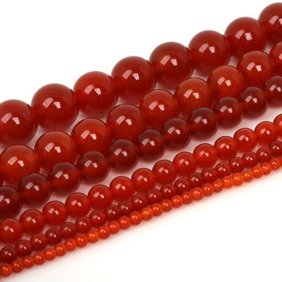 Fils de perles pierres pour la fabrication de bracelets ou colliers - 4 diamètres de perles disponibles
