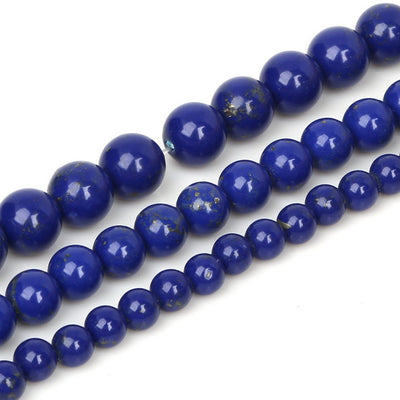 Fils de perles pierres pour la fabrication de bracelets ou colliers - 4 diamètres de perles disponibles