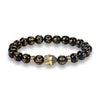 Bracelet Tibétain Mala Méditation avec symboles dorés - 5 modèles différents