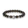 Bracelet Tibétain Mala Méditation avec symboles dorés - 5 modèles différents