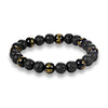Bracelet Tibétain Mala Méditation avec symboles dorés - 5 modèles différents