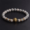 Perles de pierre naturelle Agat Bracelet Lion