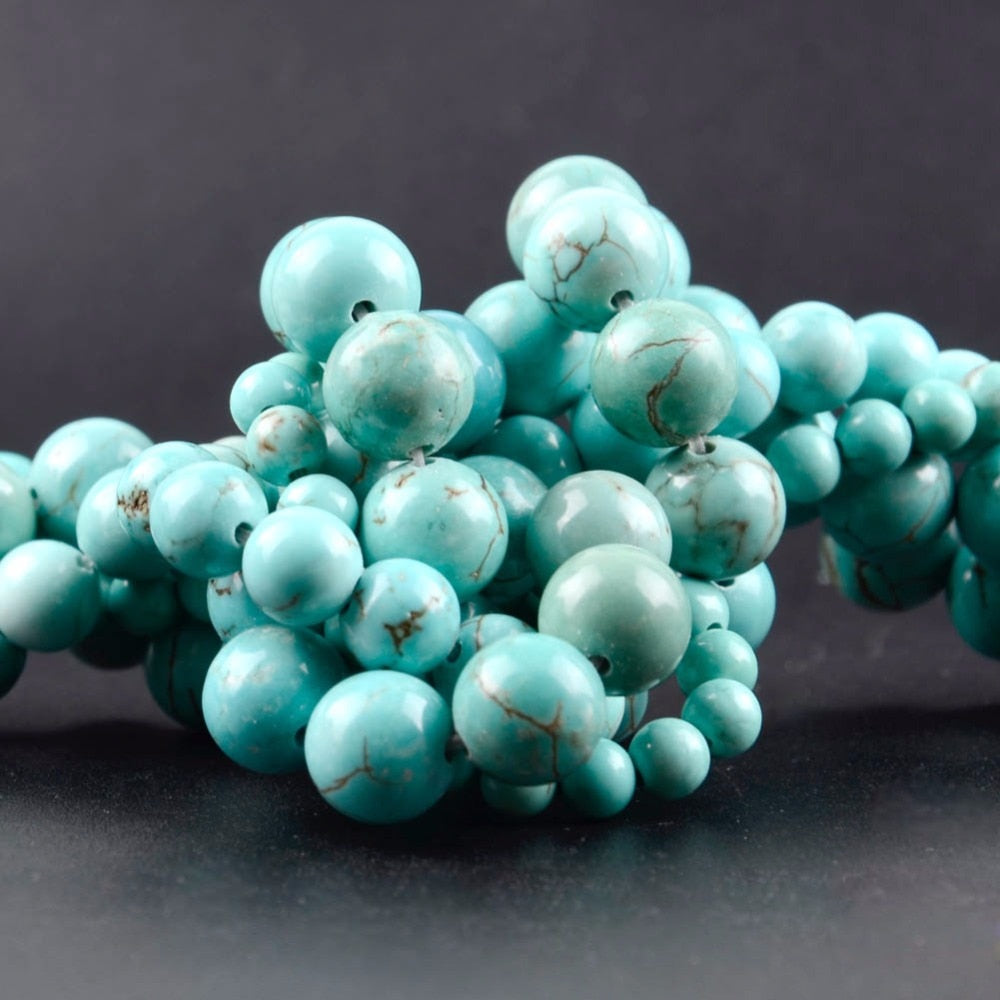 Minéraux naturels 7 Chakra pierres de guérison améthystes Lapis Lazuli Turquoises perles rondes pour bijoux