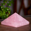 Pyramide en quartz rose