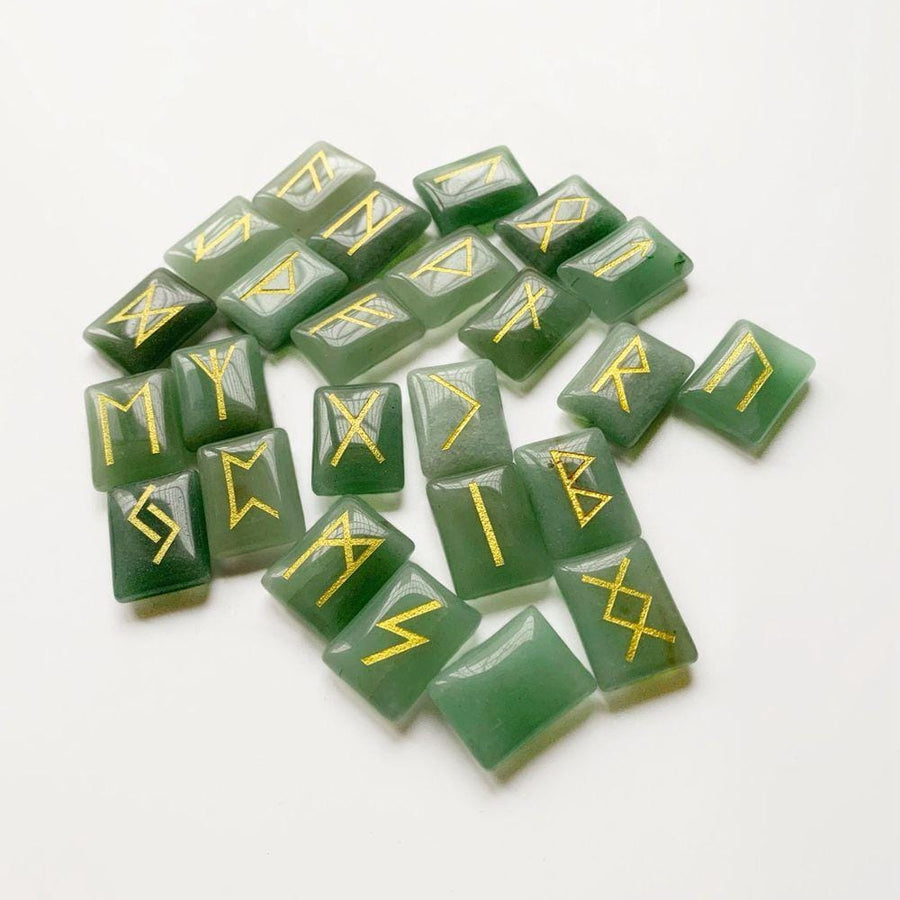 Runes divinatoire en Aventurine